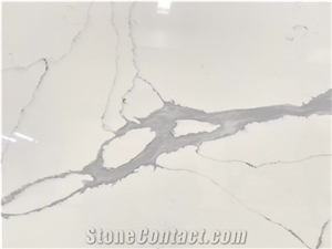 Calacatta Splendor Quartz Engineered Marble Artificial Stone